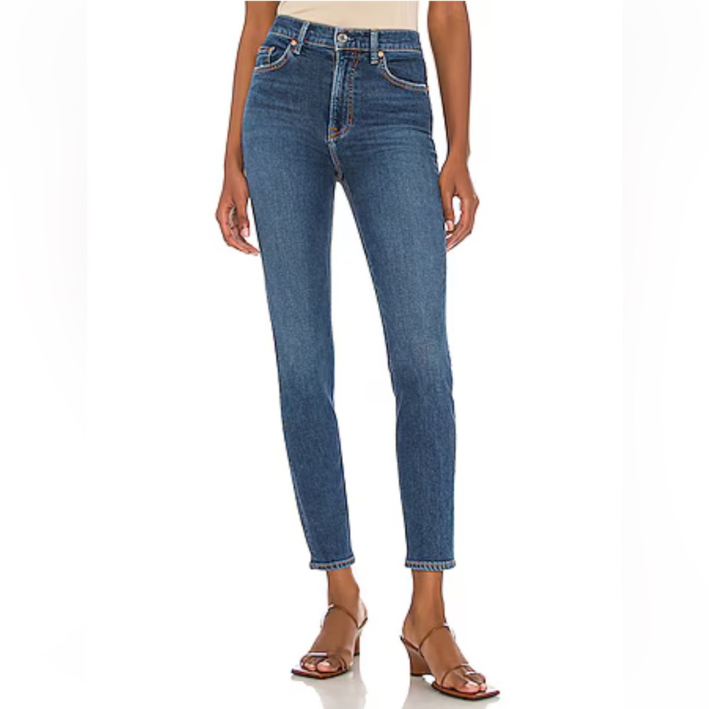 GRLFRND The Kendall High Rise Stretch Skinny in Silverlake